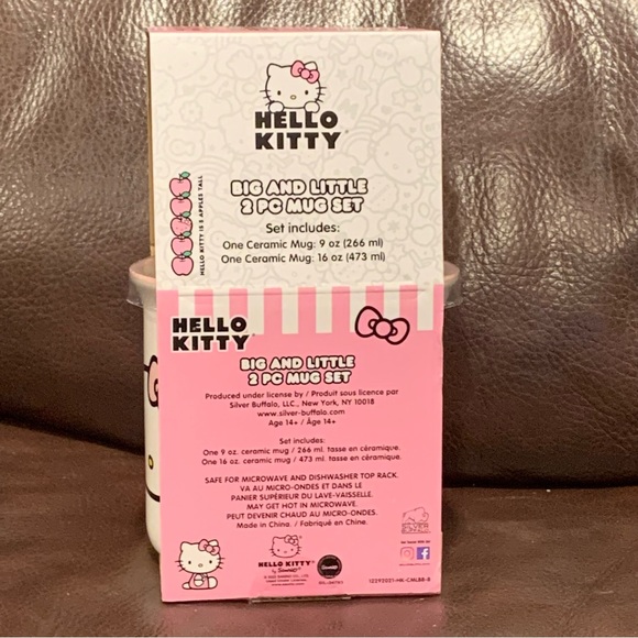 Hello Kitty Big & Little 9oz and 16oz 2 Piece Mug Set - Picture 7 of 10
